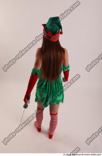 VERONIKA ELF FITGHTING WITH KATANAS